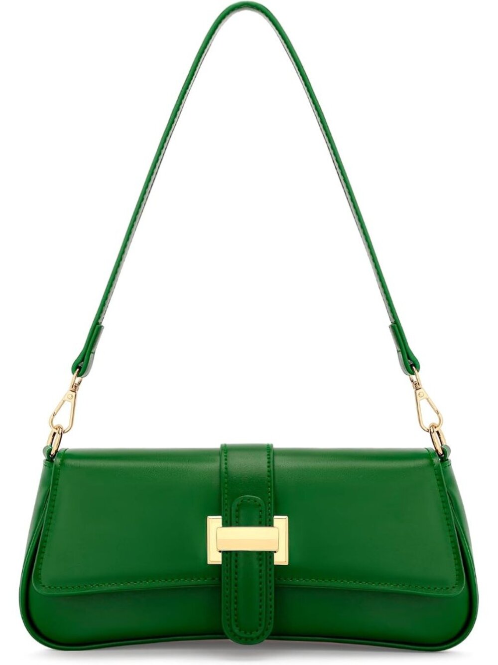 〽️Women's Green Blue Small Hobo Vegan Leather Retro Zipper Clutch Crossbody Bags